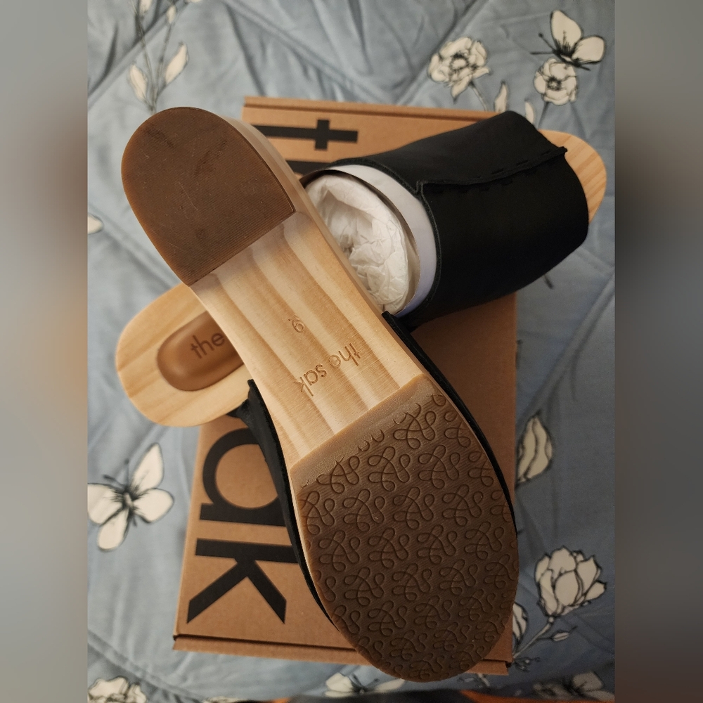 The Sak Black Leather Mules - Picture 3 of 4